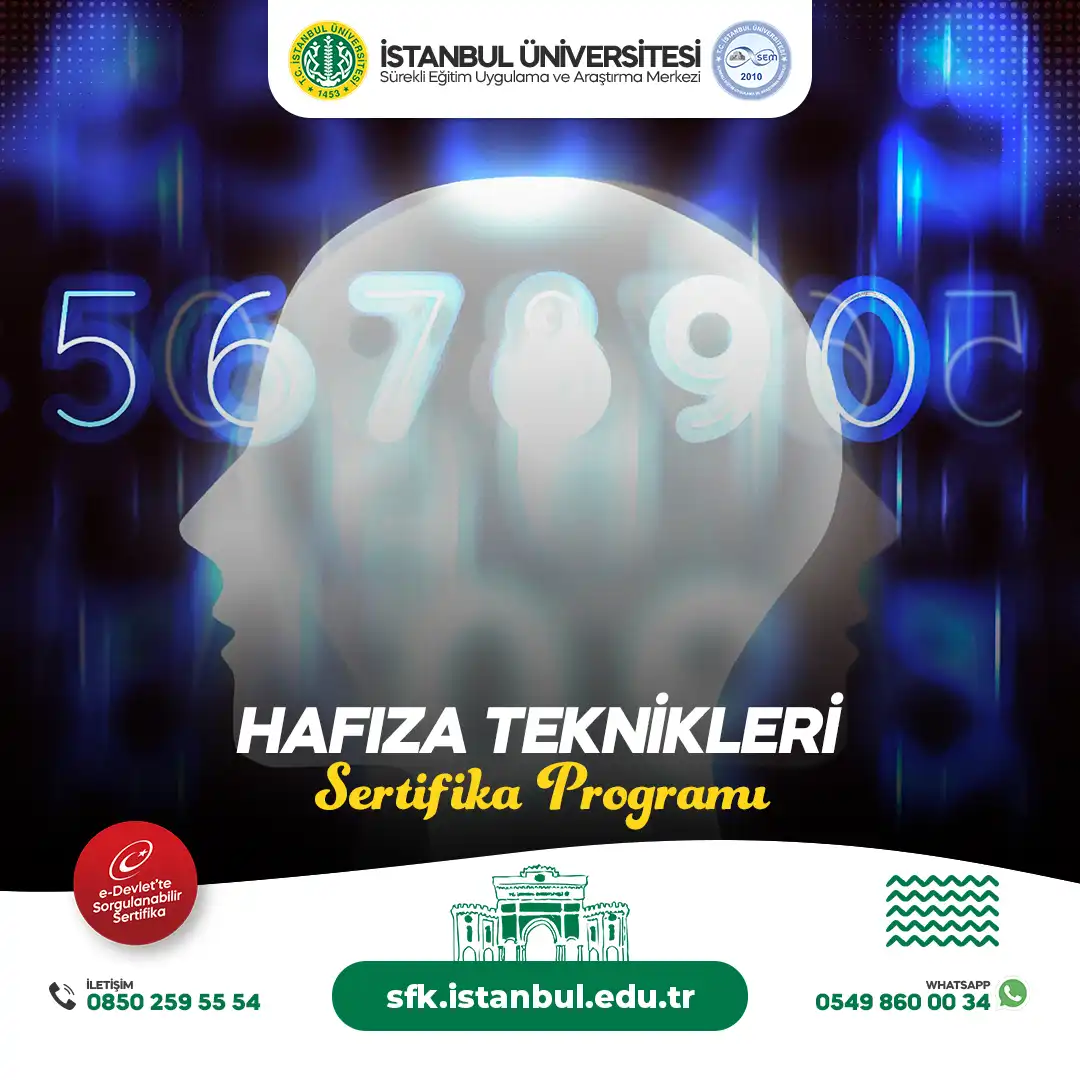 Hafıza Teknikleri Eğitimi Sertifika Programı (CANLI)